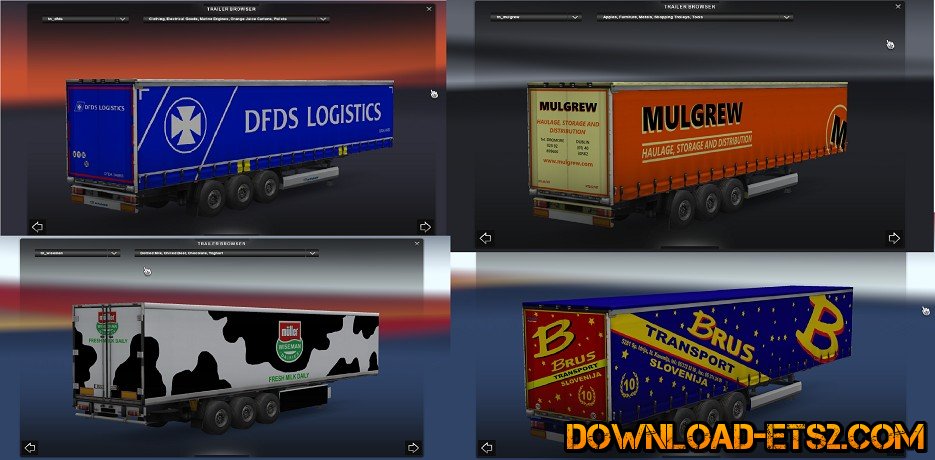 European Trailer Pack by uk_daf_fan