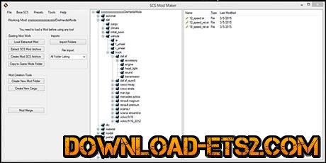 SCS Mod Maker (beta 0.8.2) for ETS2