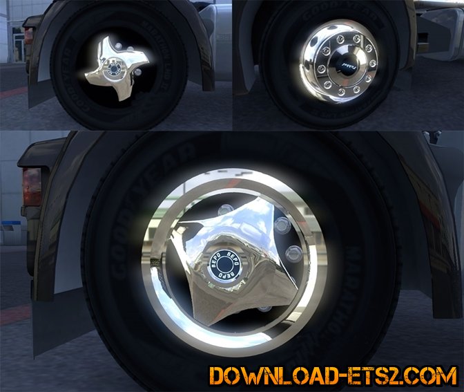 PACK WHEELS BEPO AND FABBOF for ETS2