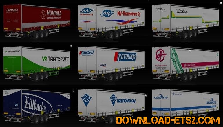 SCHMITZ PROFILINER TRAILER FIN SKIN PACK for ETS2