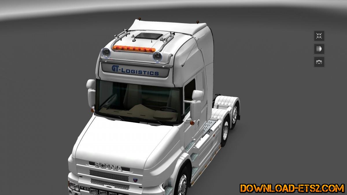 GTM KELSA DOUBLE ROOFBAR for SCS AND RJL SCANIA by GT-Mike