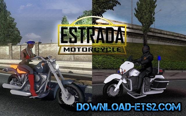 MOTORCYCLE ESTRADA IN TRAFFIC by alkonavt96