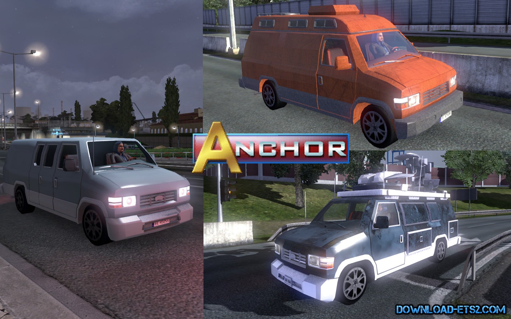 Anchor car for ETS2