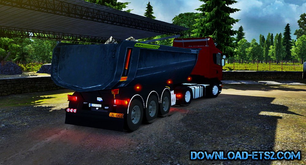 Pool Trailer for ETS2 v1.16.X