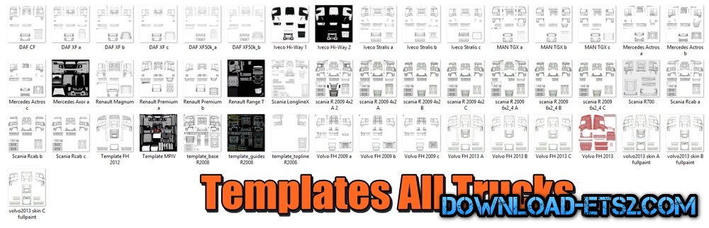 Templates All Trucks by Ficfic