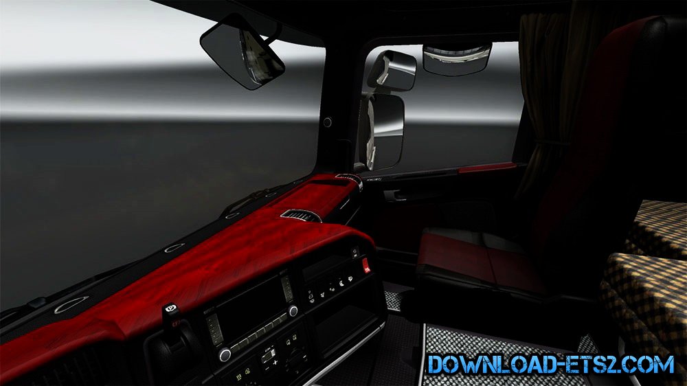 Scania R Black & Red Edition Interior v1.0 by Cesaret020