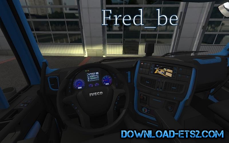 IVECO HI-WAY BLUE INTERIOR by Fred_be