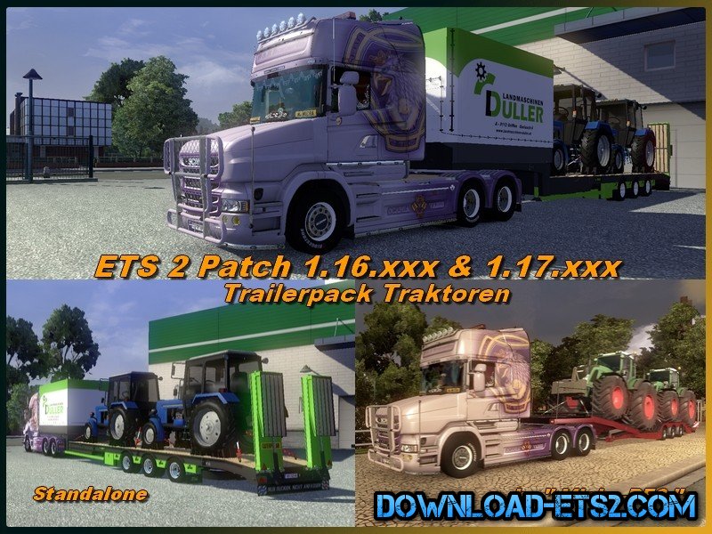 Tractor Trailer Pack Mod for ETS2