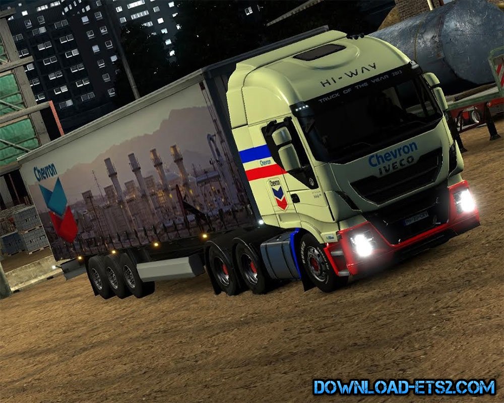 Chevron Iveco Hi-Way skin + trailer pack