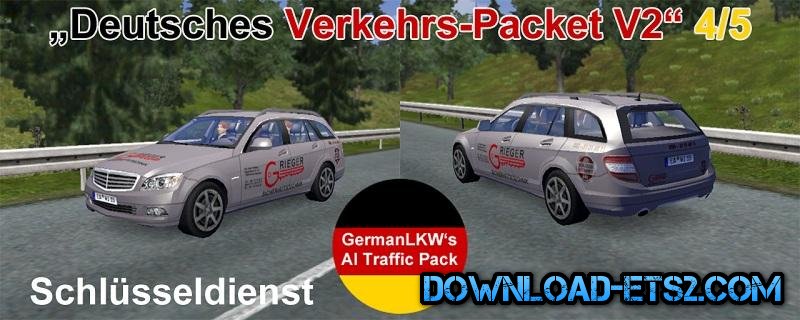 GERMANLKW'S GERMAN TRAFFIC-PACK V2 for ETS2