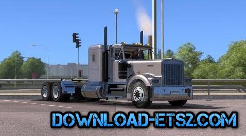 Kenworth W900A Detroit Diesel 6V92 engine sound