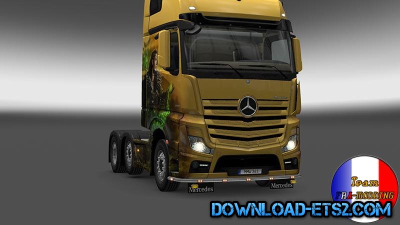 BOTTOMGRILL MUDFLAPS MERCEDES ACTROS [1.18.x]