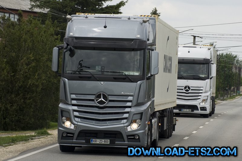 Mercedes Actros MP4 sound for ETS2