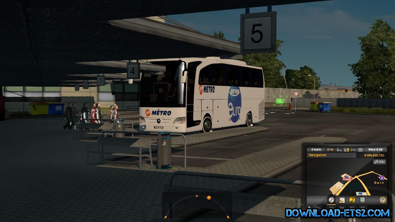 euro truck simulator 2 bus mod + bus terminal v 1.18