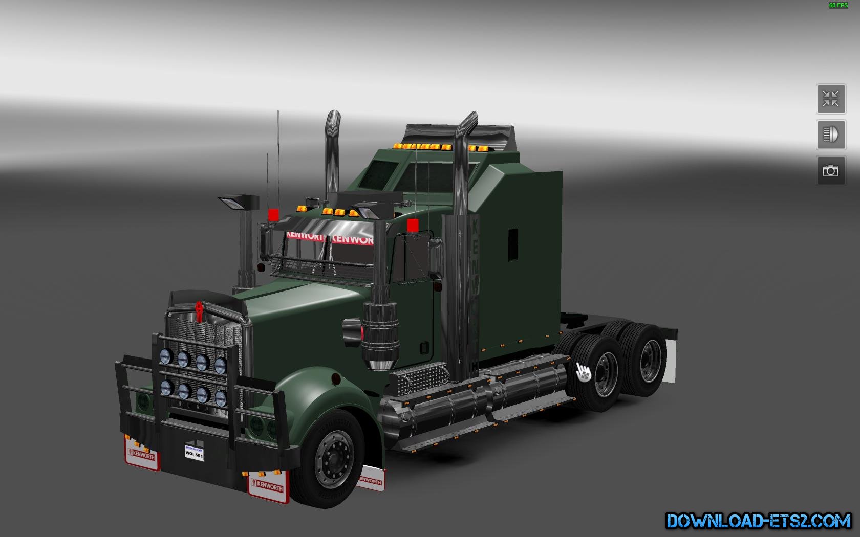 Kenworth T950 + Interior v1.0