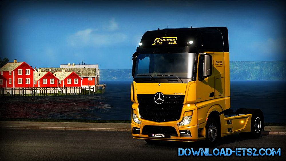 Mercedes Benz MpIV Food Tankers Skin v1.0