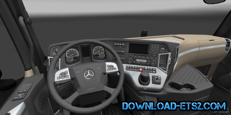 Realistic New Actros interior - 1.0