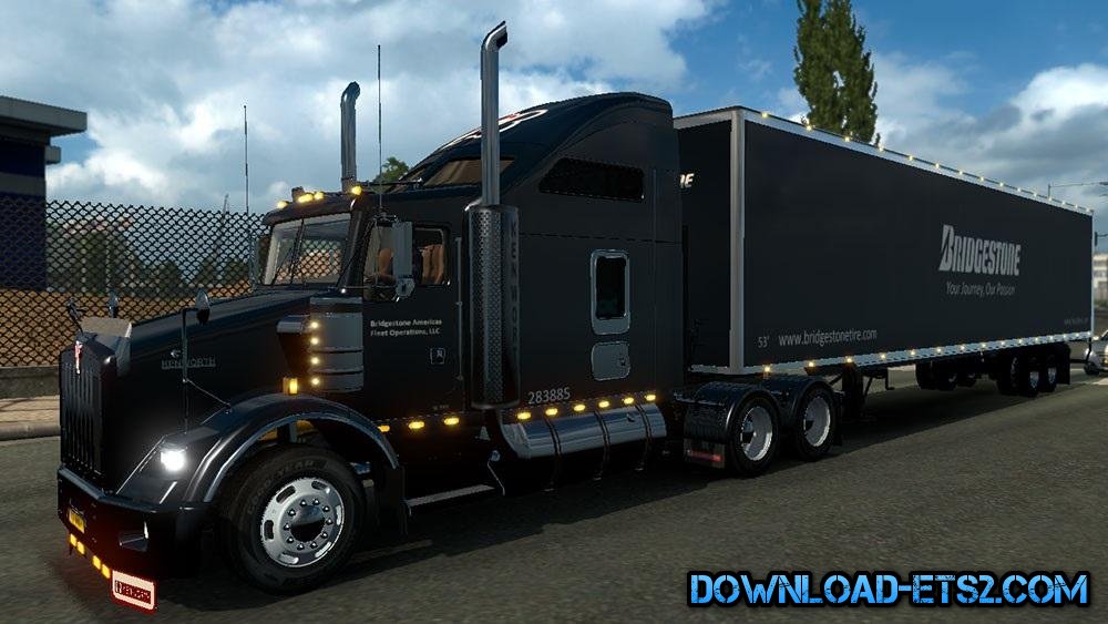 DC BRIDGESTONE T800 + AMERICAN TRAILER COMBO SKIN PACK 01