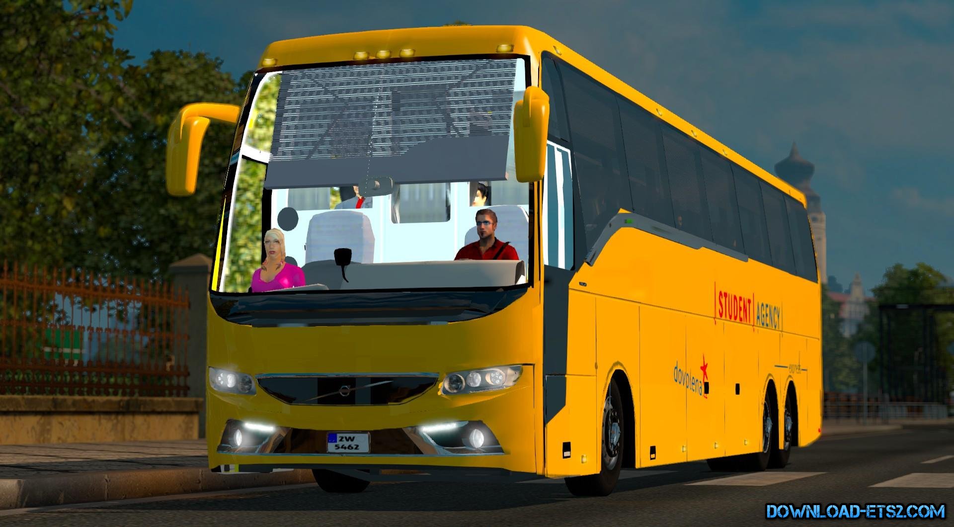 CZECH STUDENT AGENCY BUS MOD + PASSENGERS FINAL[fixed]