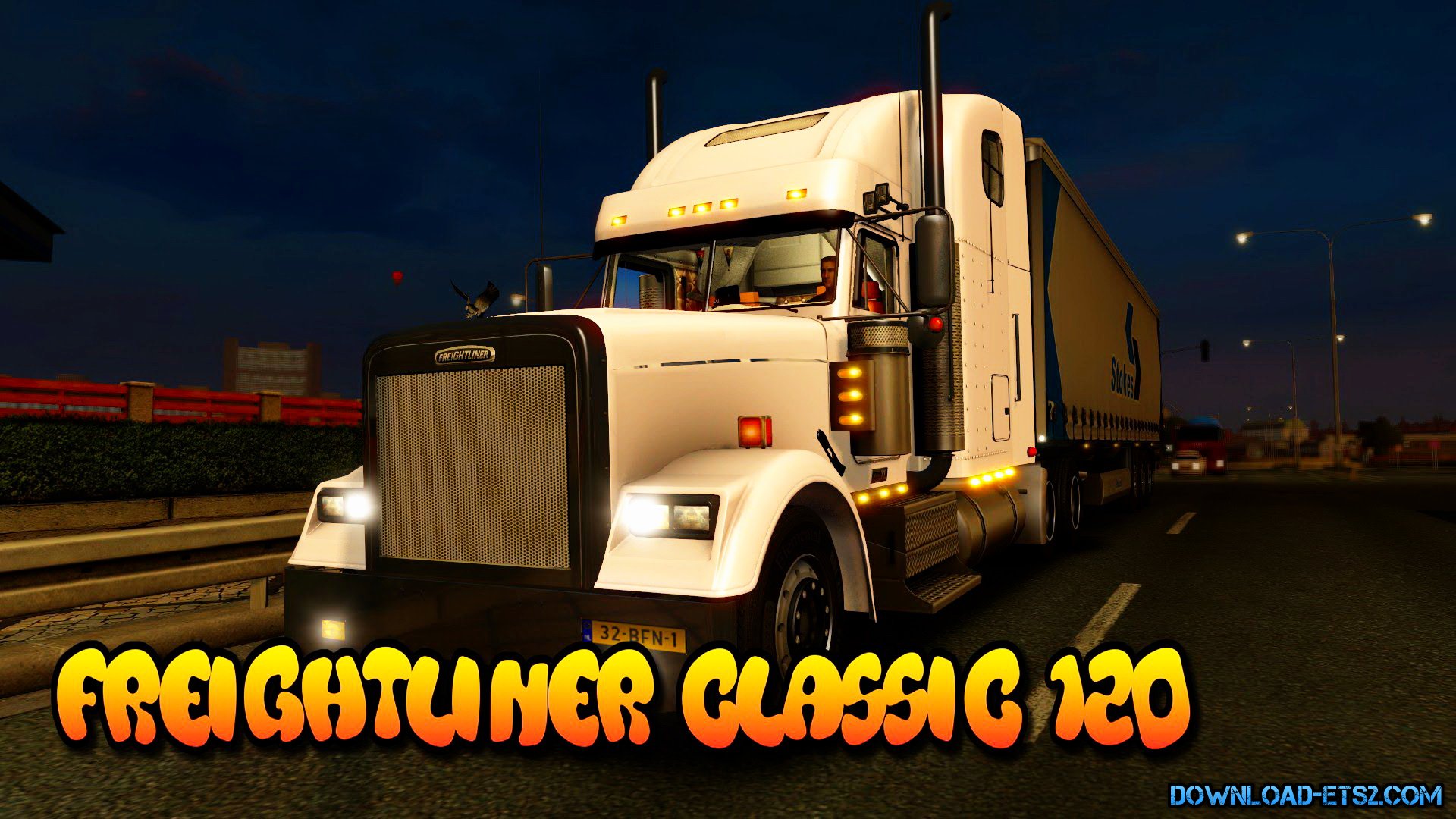 Freightliner Classic 120 + Interior v1.0