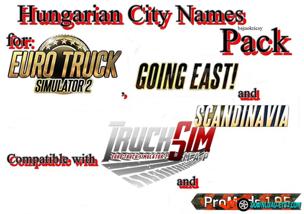 HUNGARIAN CITY NAMES PACK by bajnokricsy