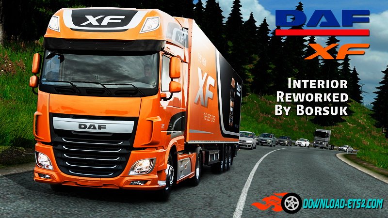 DAF XF Euro 6 Interior Reworked Pack by Borsuk