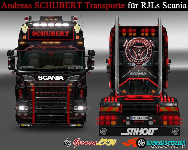 Andreas Schubert Megamod for RJL's Scania V1.0