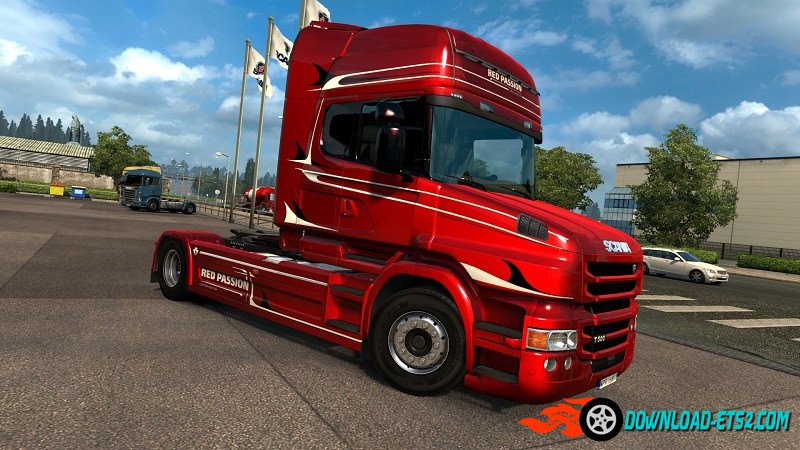 Scania T Red Passion Limited Edition Skin v2.0 by Borsuk