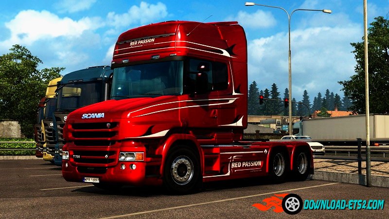 Scania T Red Passion Limited Edition Skin v2.0 by Borsuk