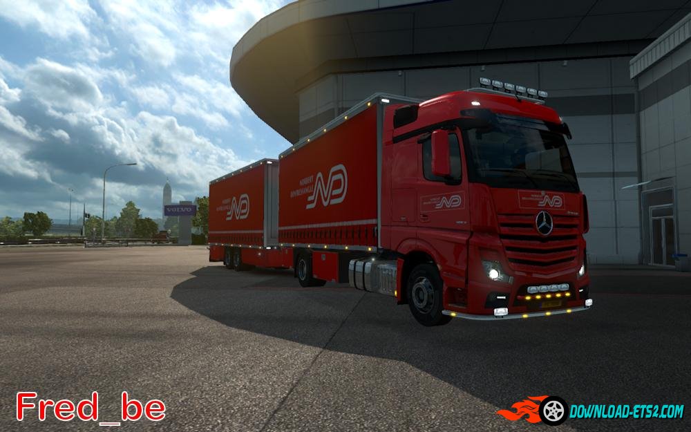 Mercedes Actros 2014 Tandem Norbert Dentressangle[1.18]