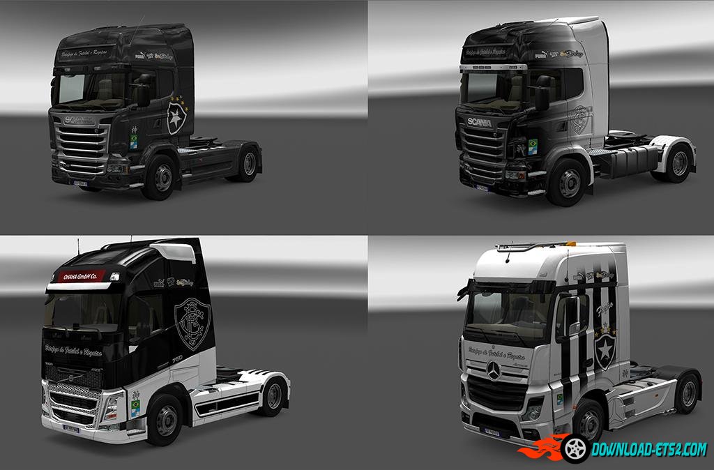 BOTAFOGO MEGA PACK OF SKINS by iconRJ