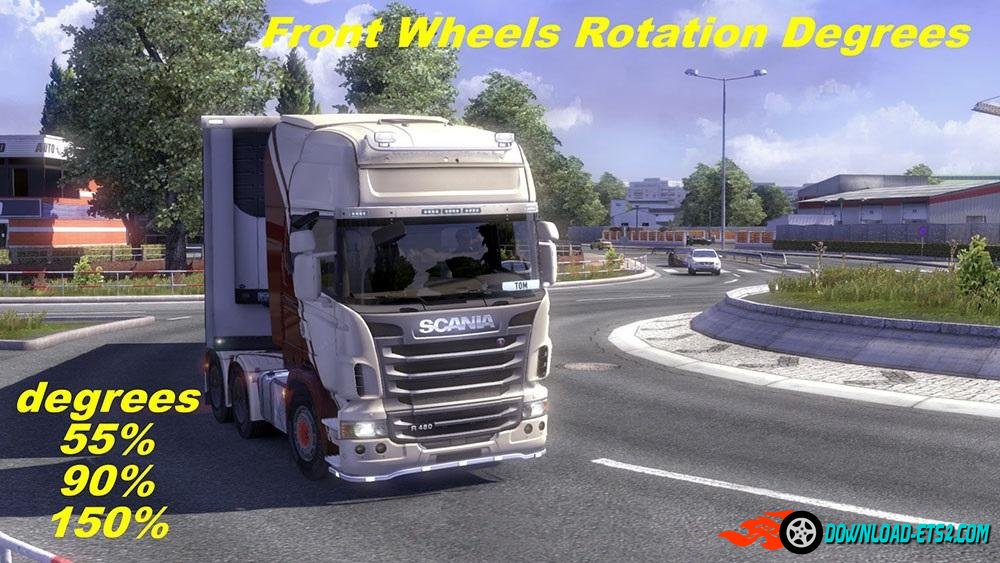 FRONT WHEELS ROTATION DEGREES by BLiNKT