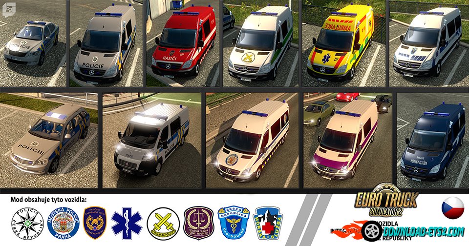 AI Rescue Unit Cars-Czech Republic Mod V1