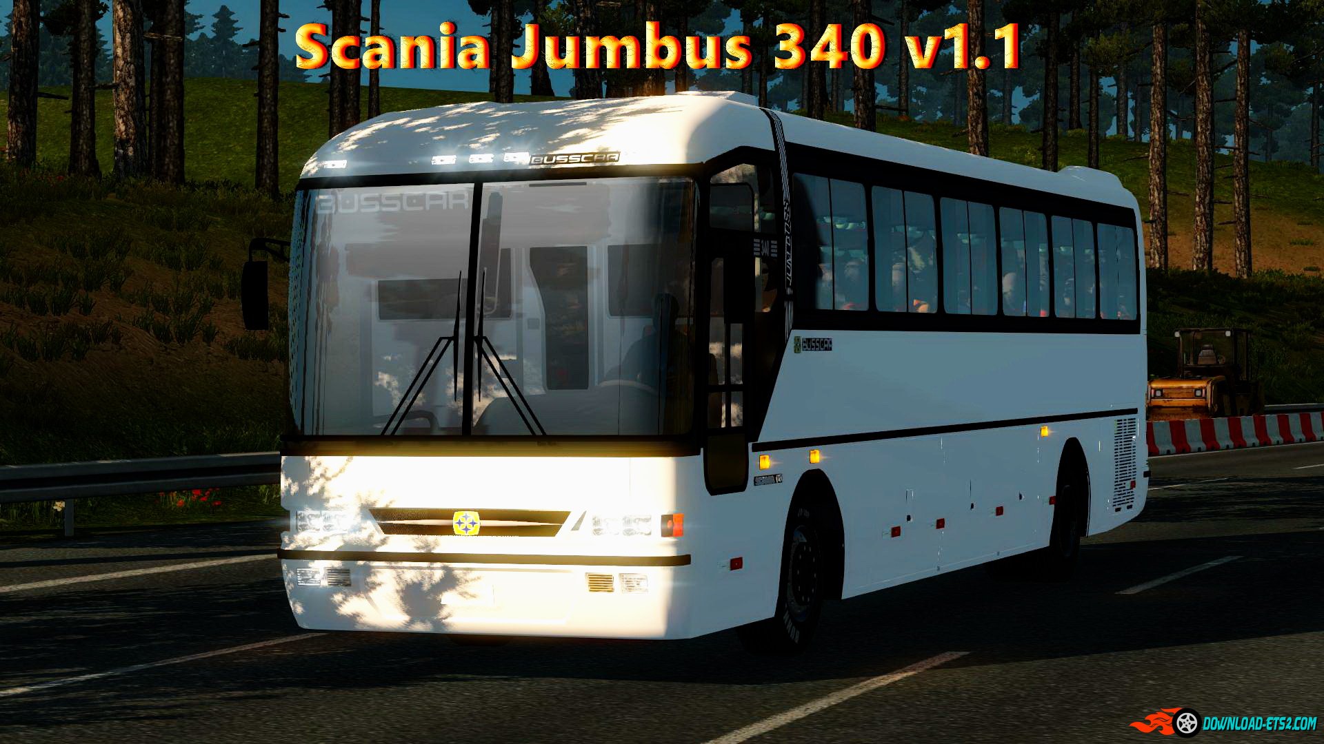 Scania Jumbus 340 + Interior v1.1
