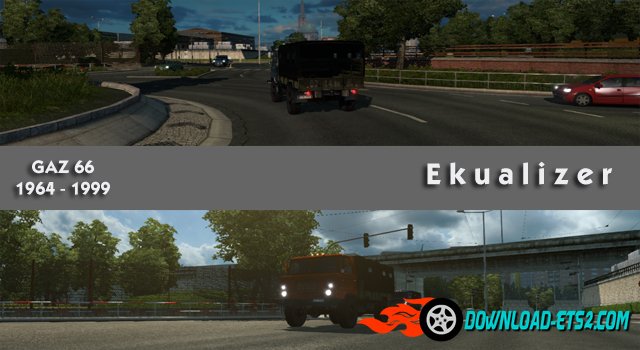 GAS 66 Truck in traffic by Ekualizer