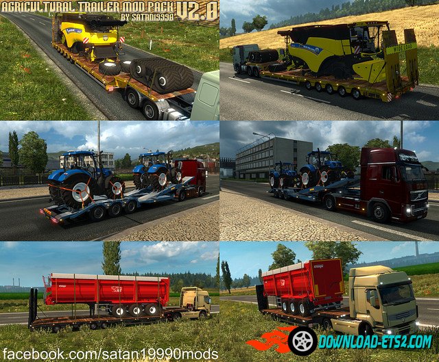 Agricultural Trailer Mod Pack v2.0 by satan19990