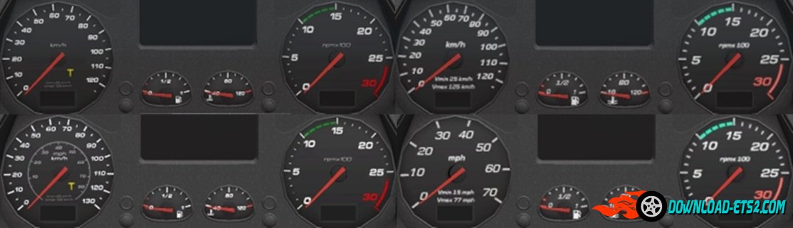 Iveco Stralis Hi-Way HD Gauges and Interior