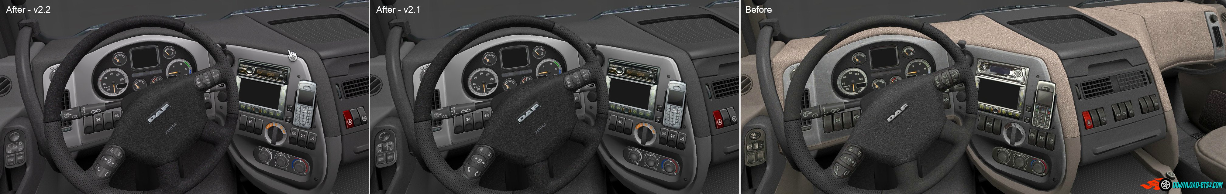 DAF XF - HD Interior v2.3 (by nIGhT-SoN)