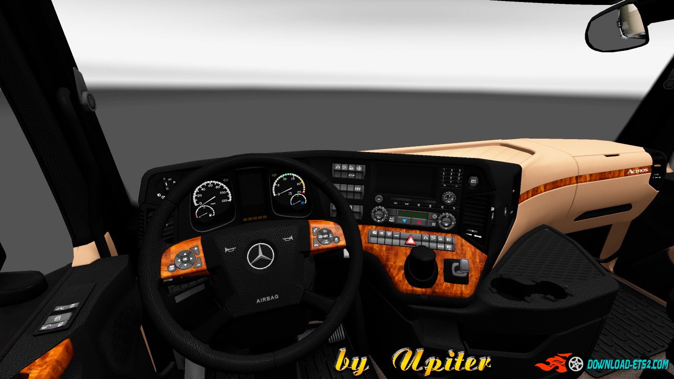 Mercedes Benz Actros MPIV Interior Cream & Grey by Upiter