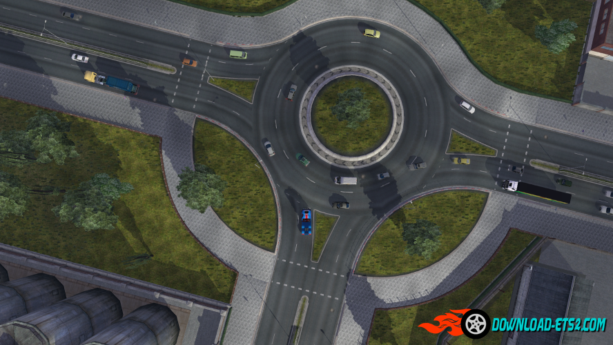 Birds-Eye View camera[1.19.x] » ETS2 mods | Euro Truck Simulator 2 mods