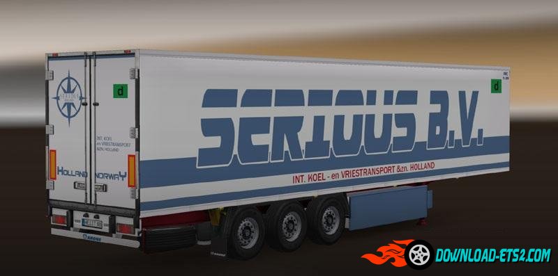 "SERIOUS B.V." COOLLINER TRAILER SKIN PACK