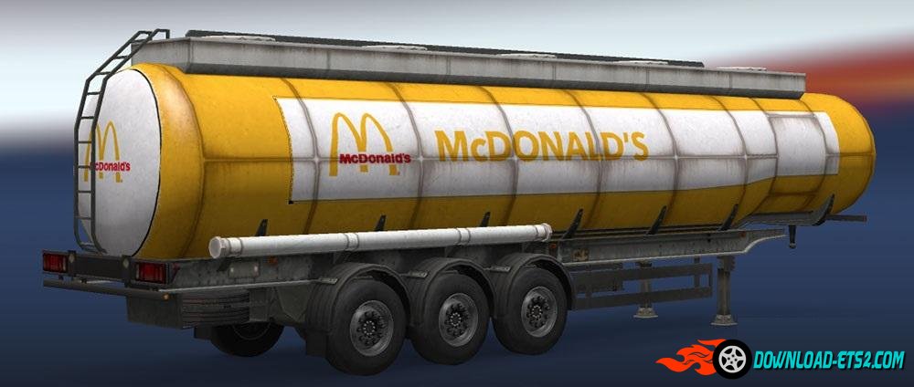 MCDONALDS TRAILER SKIN