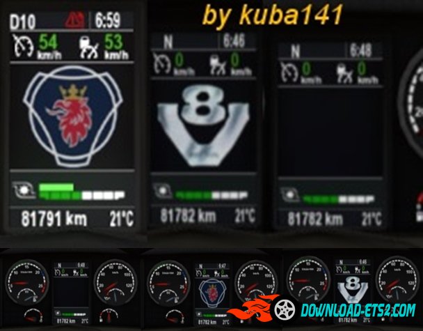 New version display for Scania