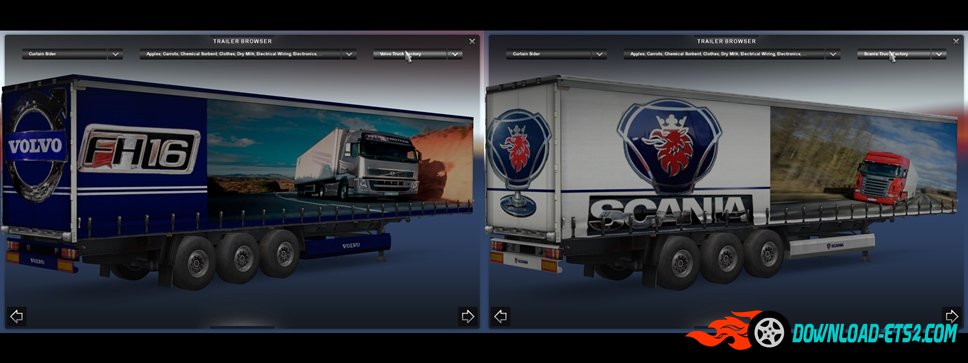 Volvo & Scania Trailers Skin