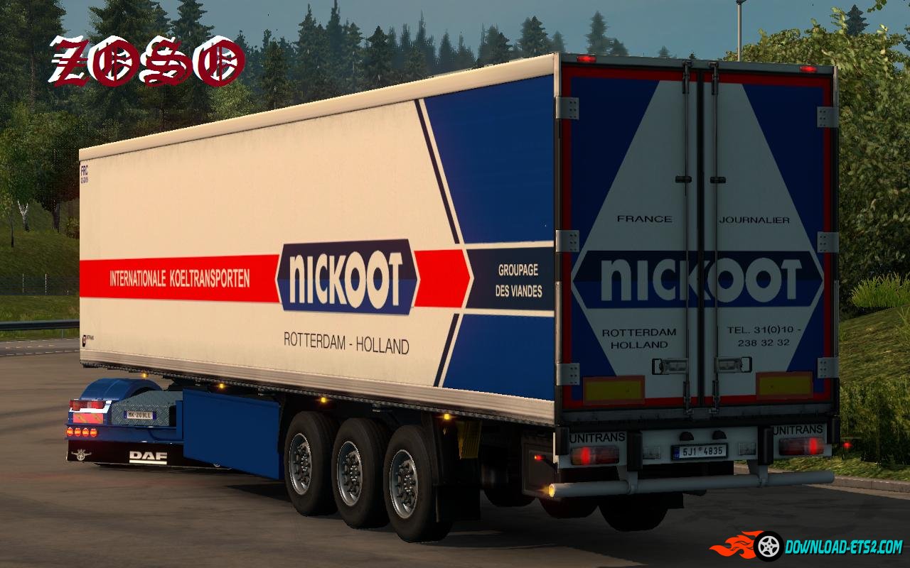 TRAILER "NICKOOT" INTERNATIONALE KOELTRANSPORTEN