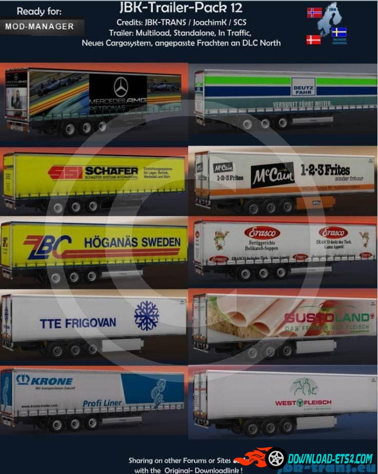 JBK – TRAILERS PACK 12 (10 TRAILER)