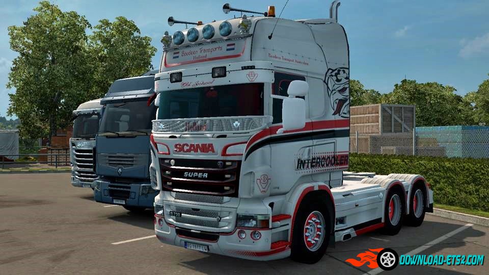 "Boudeen Transports" Skin for Scania RJL