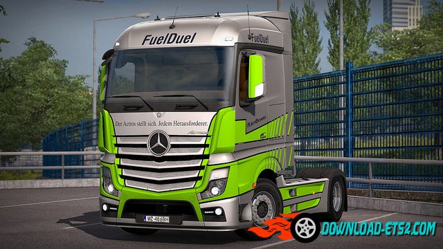 Mercedes Actros "Fuel Duel" skin by Borsuk