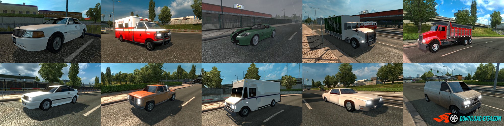 Cars from the GTA IV in traffic v1