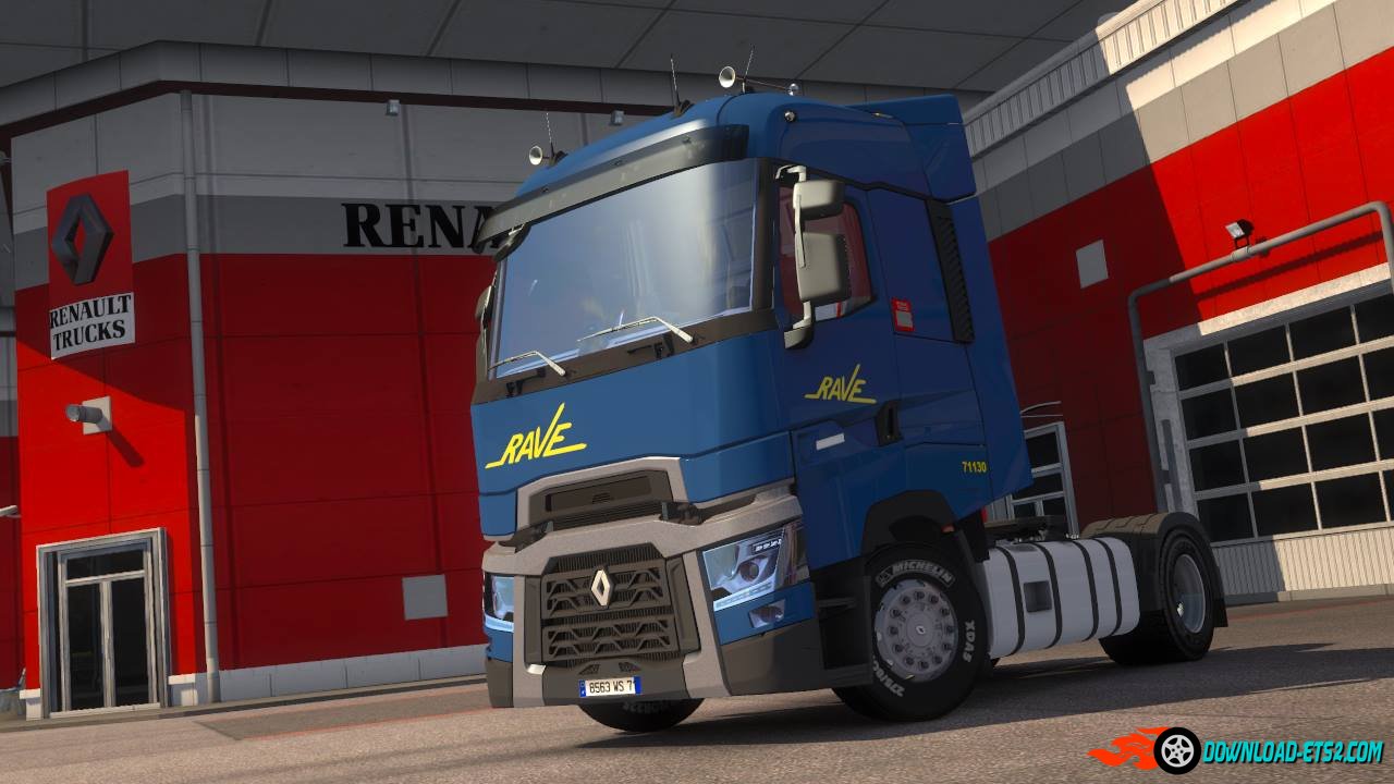 Renault Range T Transports Rave Skin